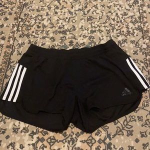 3 stripe running shorts adidas